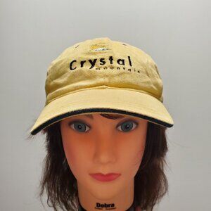 Crystal Mountain, yellow, baseball cap